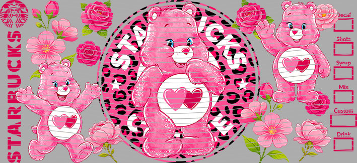 16oz Care Bears-Be-193